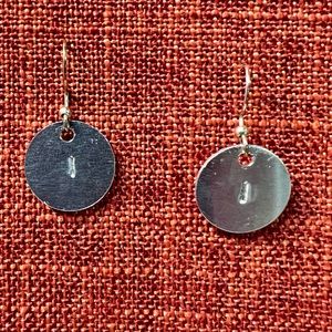 HANDMADE Earrings- Letters E L J Sterling Silver
